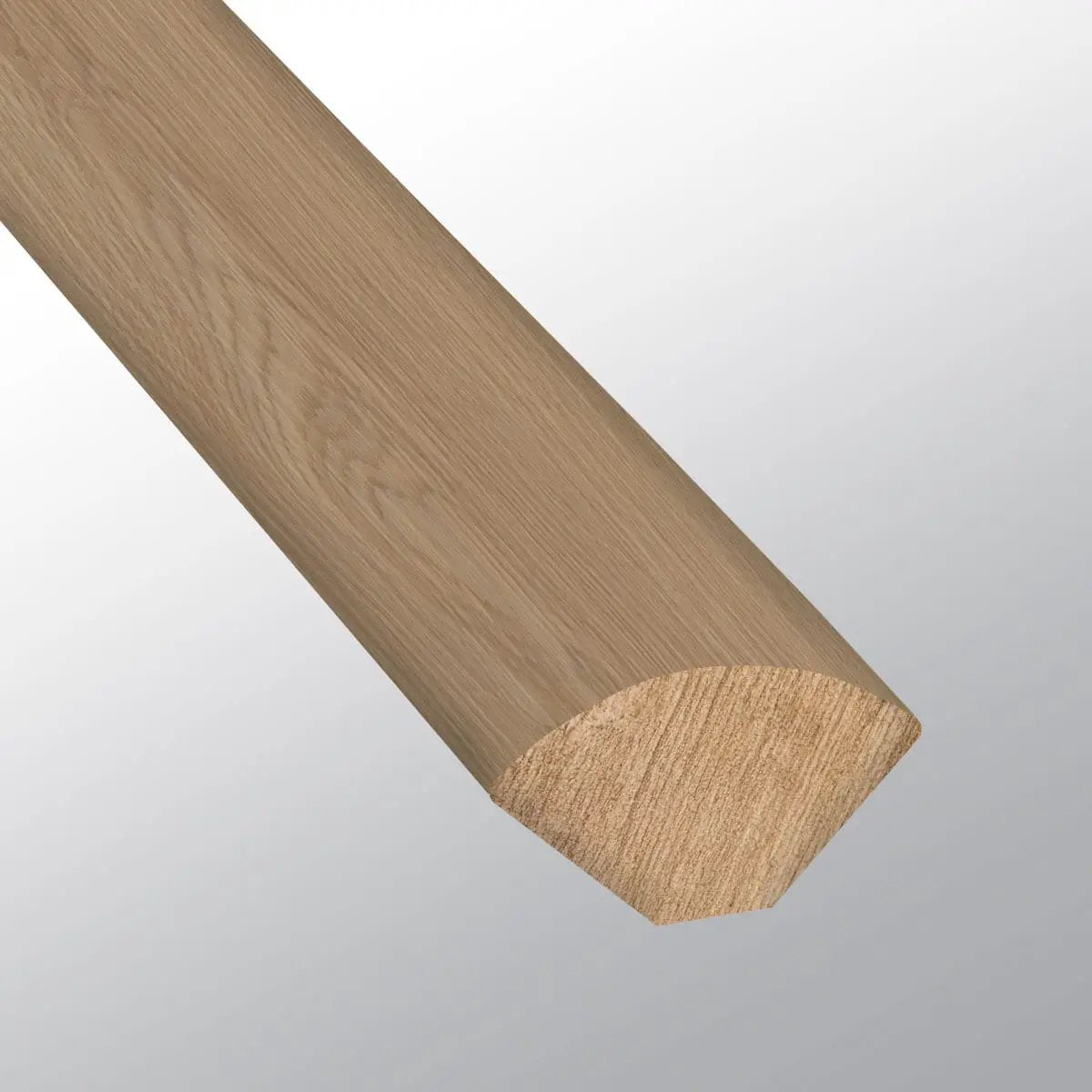 Laurel Larkin Semi Gloss Quarter Round Wood Look Lvt Moldings 0.64x0.75 close up