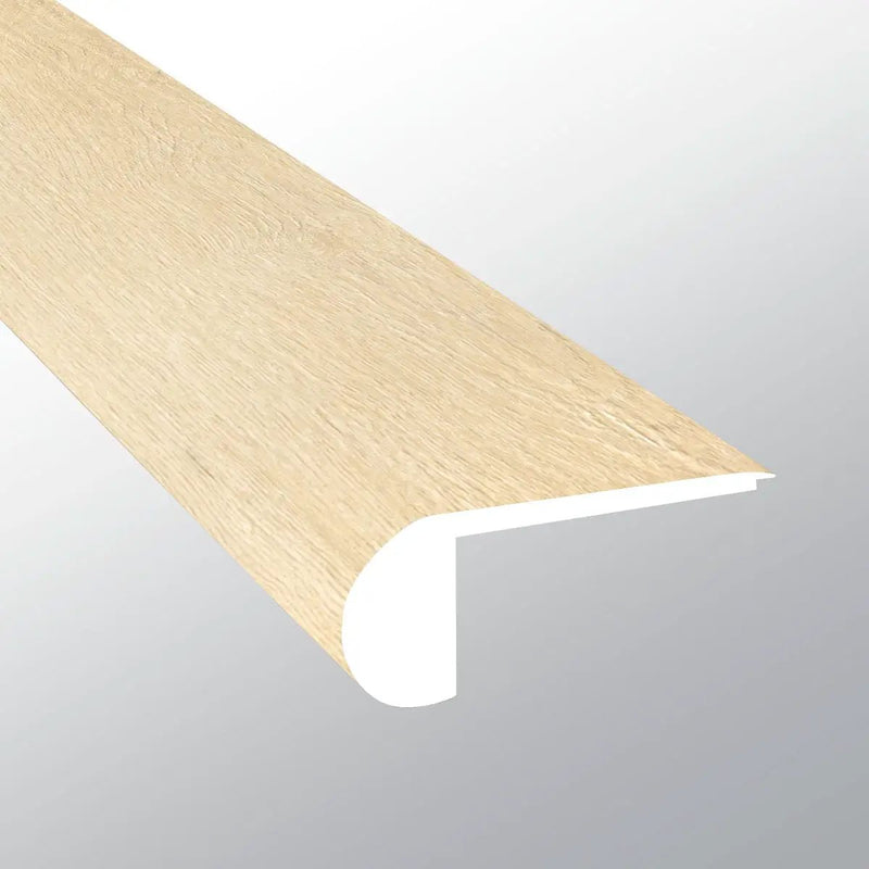 Cyrus Lenexa Creek Semi Gloss Flush Stair Nose Wood Look Lvt Moldings 2.75x0.75 close up