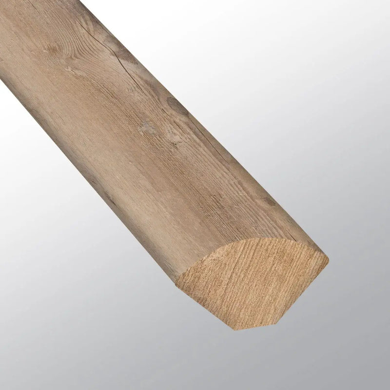 Glenridge Lime Washed Oak Semi Gloss Quarter Round Wood Look Lvt Moldings 0.64x0.75 close up