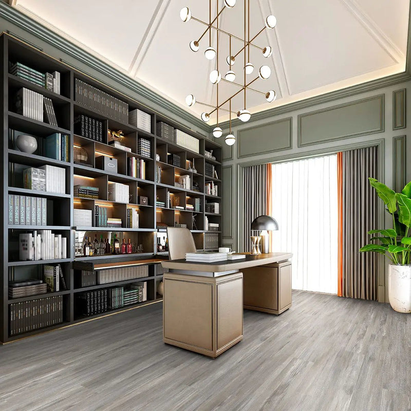 Ashton Loton Hill Semi Gloss T Molding Wood Look Lvt Moldings 1.77x0.28 in a finished room