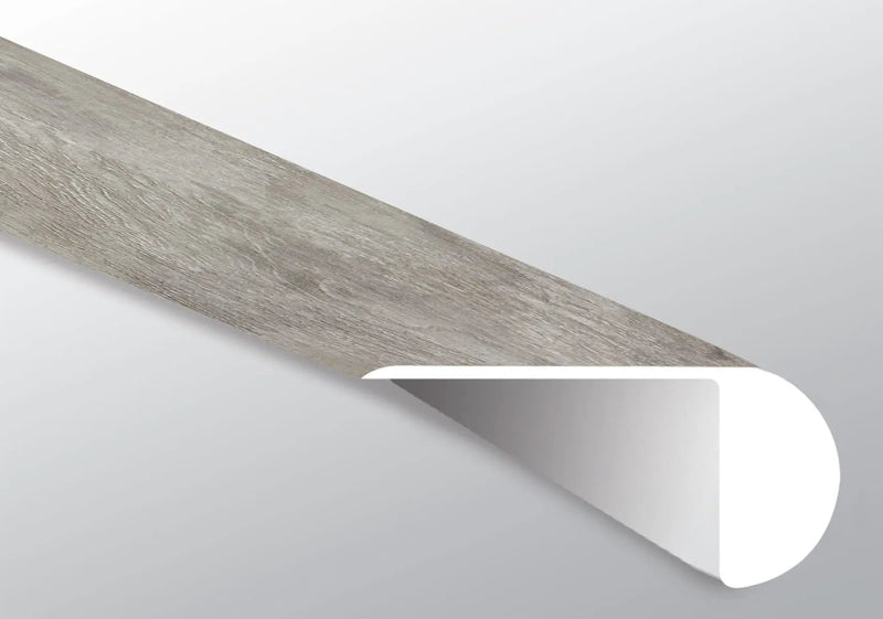 Ashton Loton Hill Semi Gloss Overlap Stair Nose Wood Look Lvt Moldings 2.23x1.03 close up