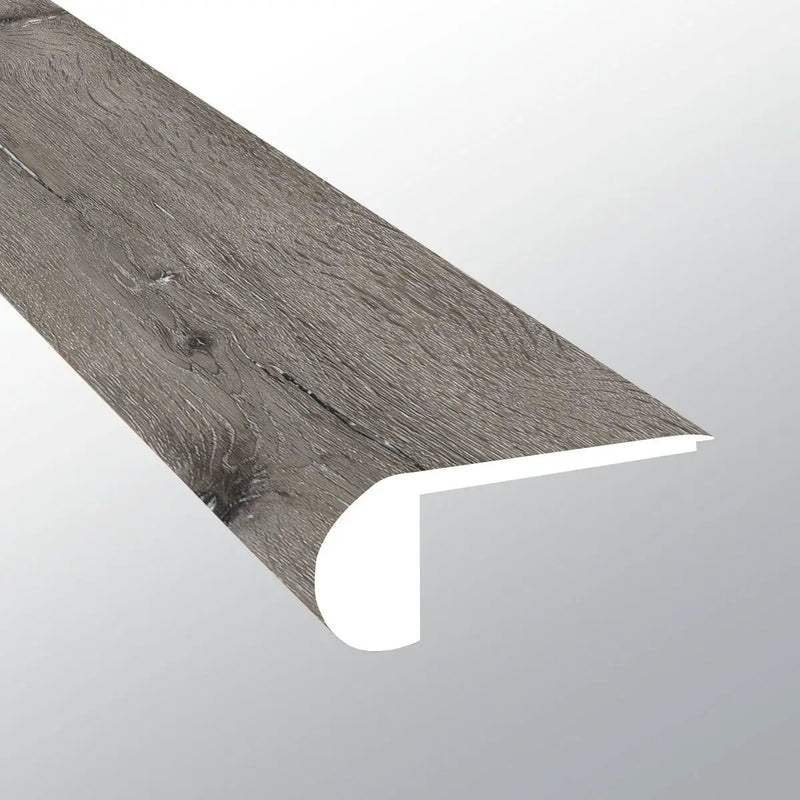 Prescott Ludlow Semi Gloss Flush Stair Nose Wood Look Lvt Moldings 2.75x0.75 close up