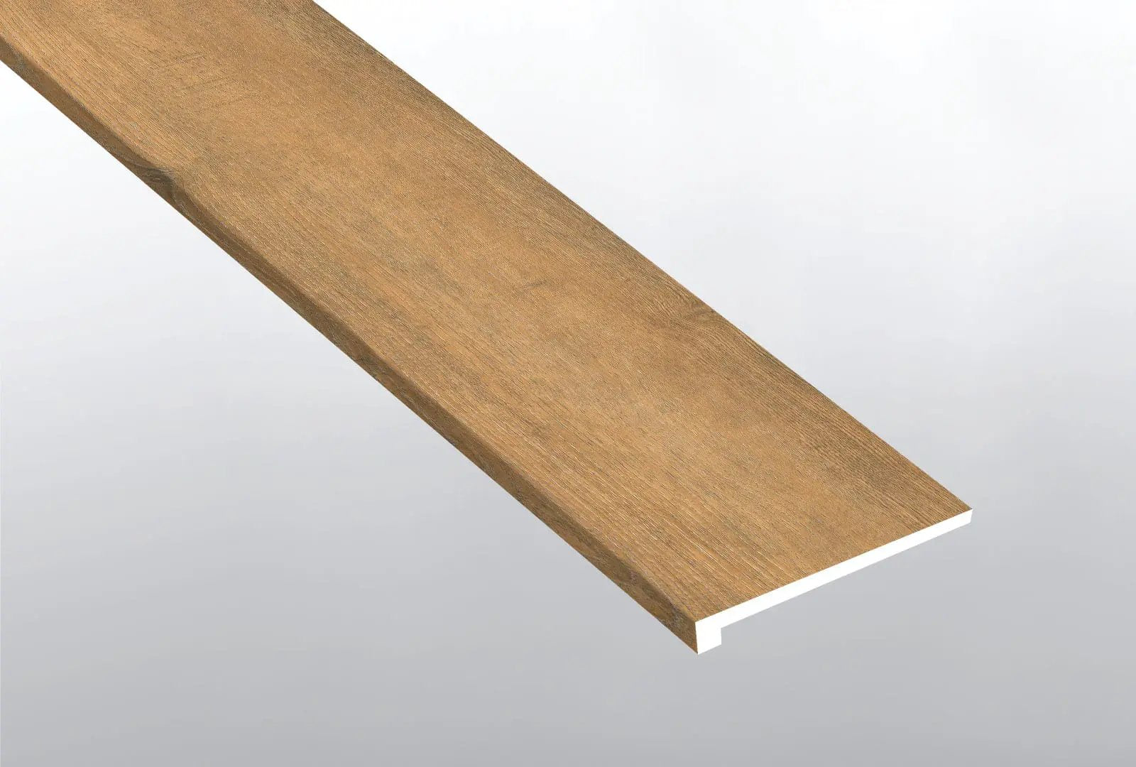 Wayne Parc Macland Semi Gloss Wood Look Lvt Moldings 12x1.25 0.31 inch close up