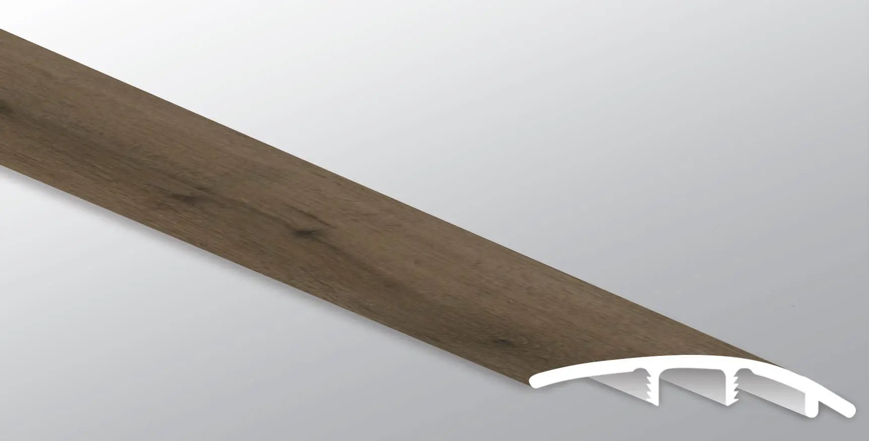 Xl Studio Malden Semi Gloss Stair Riser Wood Look Lvt Moldings 1.77x0.345 close up