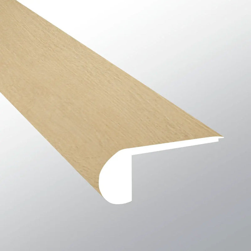 Laurel Malta Semi Gloss Flush Stair Nose Wood Look Lvt Moldings 2.75x0.75 close up