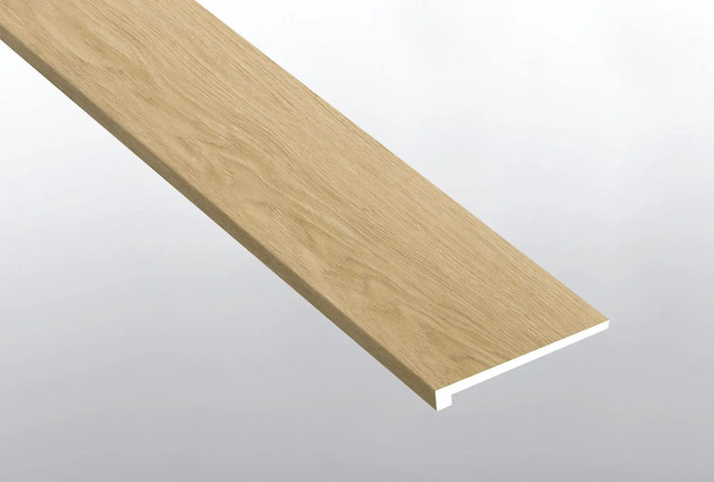 Laurel Malta Semi Gloss Wood Look Lvt Moldings 12x1.25 1.25 inch close up