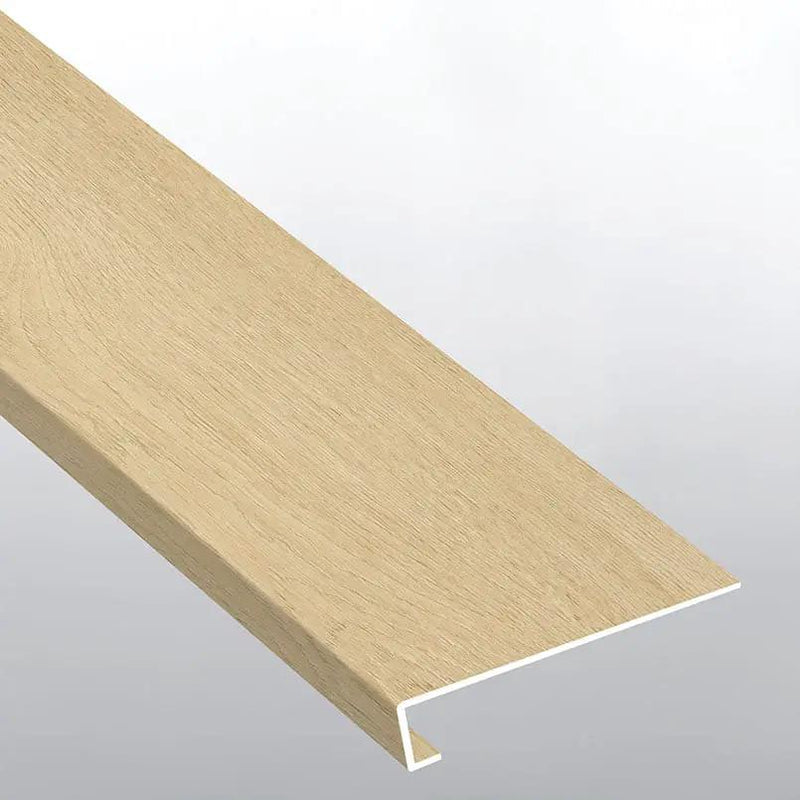 Laurel Malta Semi Gloss Wood Look Lvt Moldings 12x1.25 0.18 inch close up