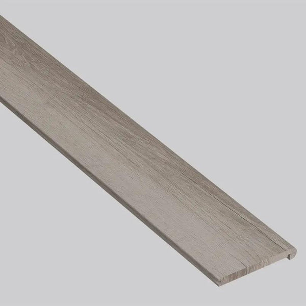 Smithcliffs Malton Semi Gloss Flush Stair Nose Wood Look Rigid Core Moldings 4.53x0.94