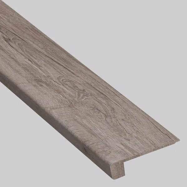 Smithcliffs Malton Semi Gloss Flush Stair Nose End Cap Wood Look Rigid Core Moldings 4.53x0.94