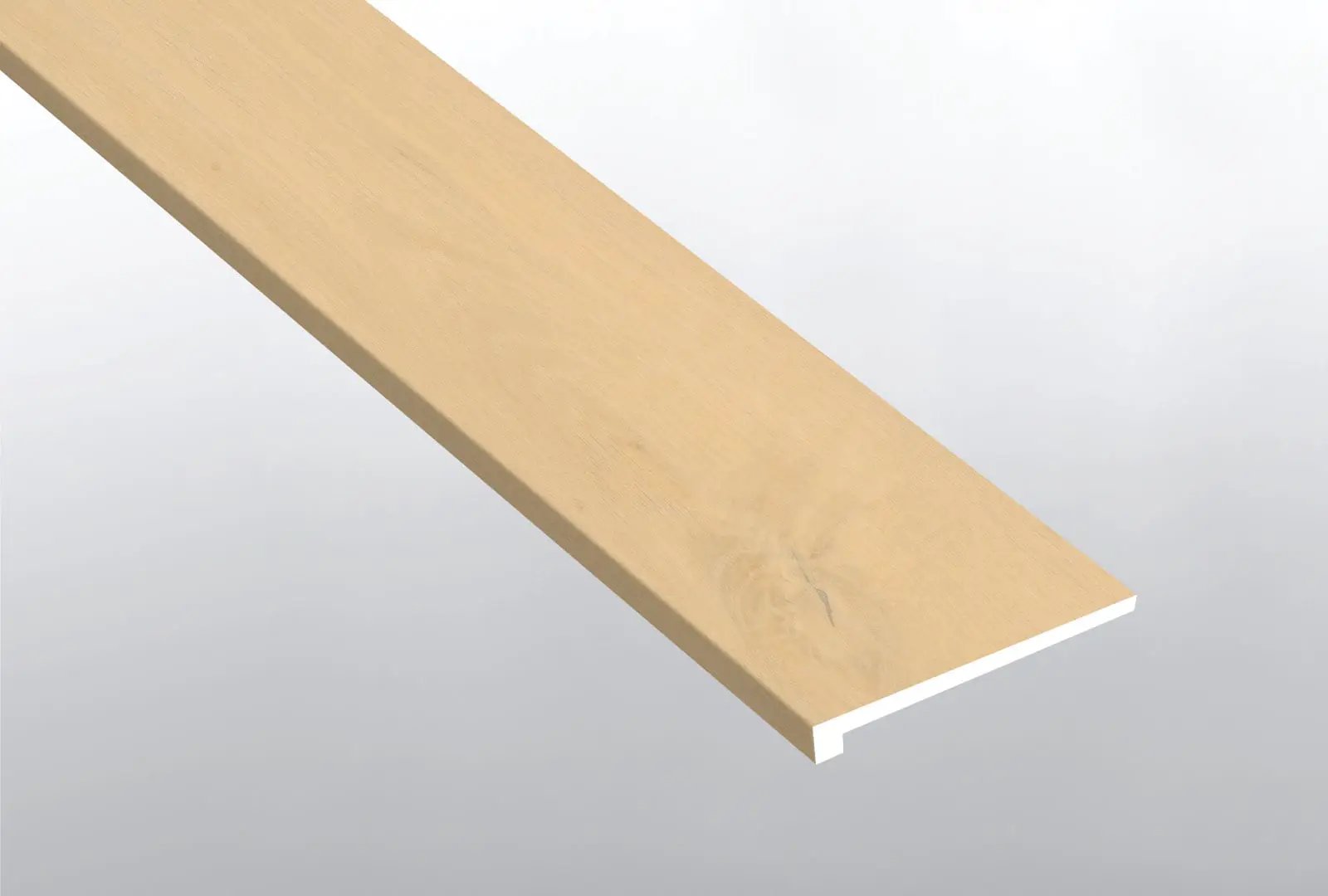Wayne Parc Mellshire Semi Gloss Wood Look Lvt Moldings 12x1.25 0.31 inch close up