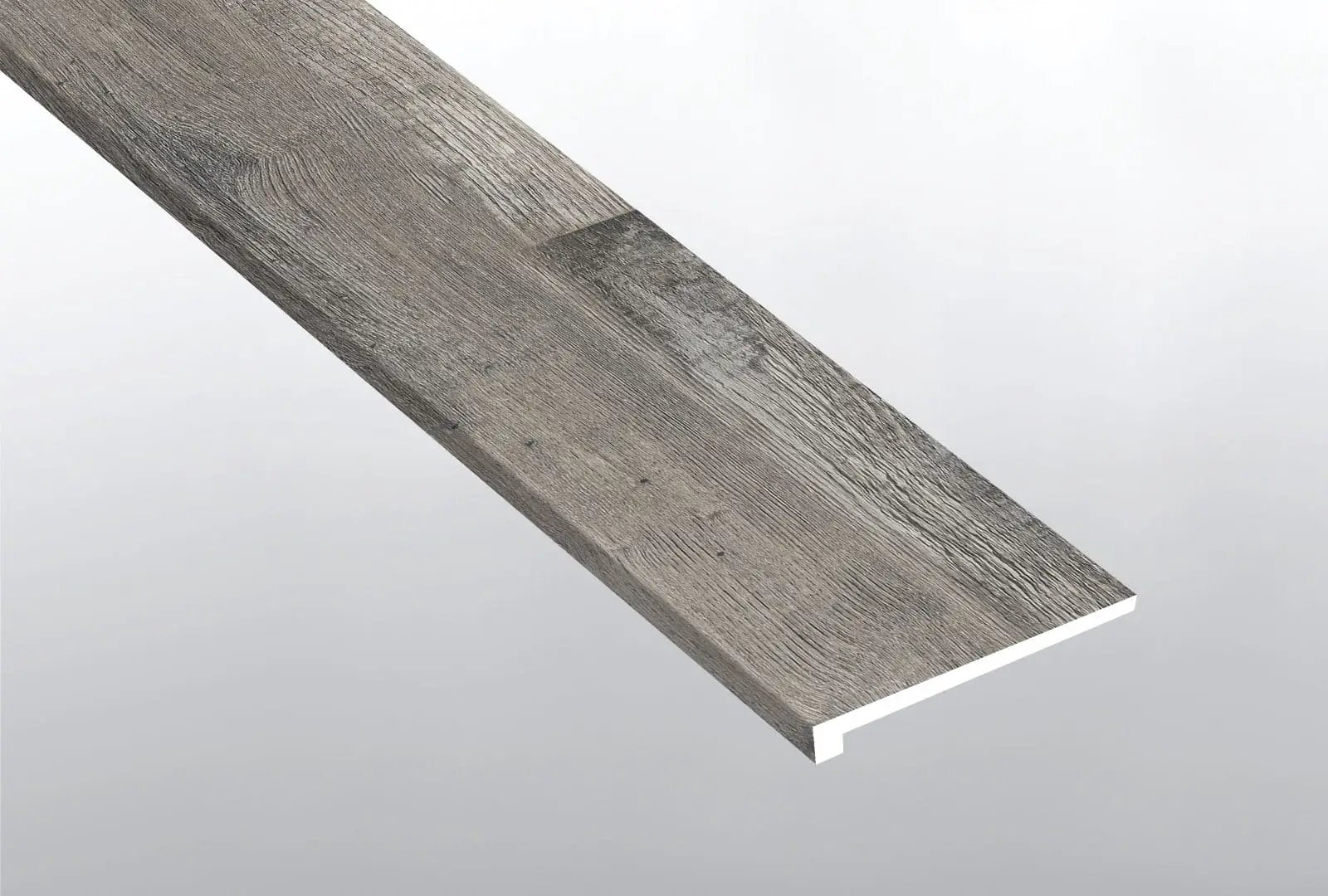 Glenridge Coastal Mix Semi Gloss Wood Look Lvt Moldings 12x1.25 close up