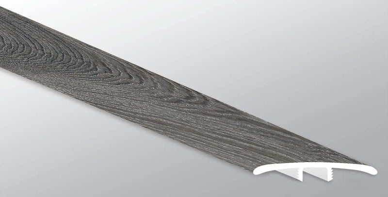 Glenridge Midnight Maple Semi Gloss T Molding Wood Look Lvt Moldings 1.77x0.28 close up