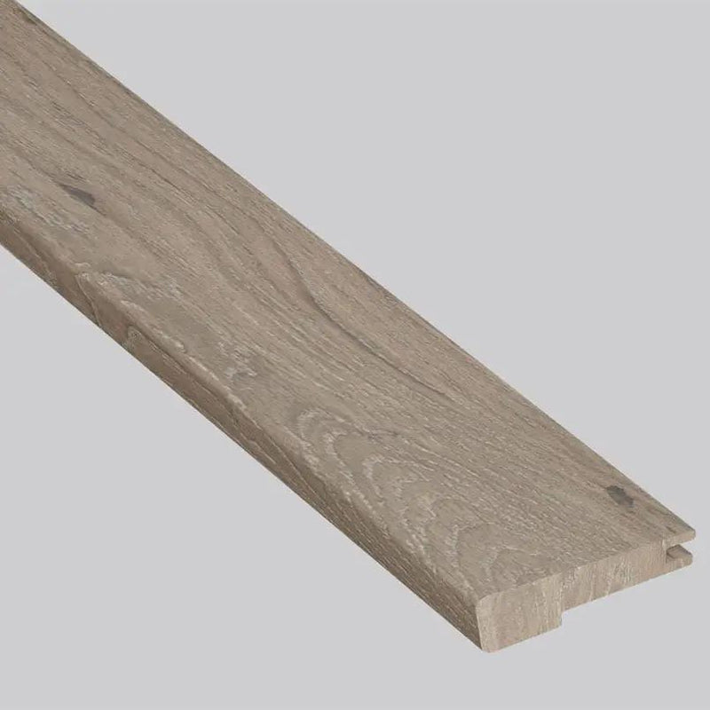 Ladson Milledge Brushed Flush Stair Nose End Cap Wood Look Moldings 3x0.5 close up