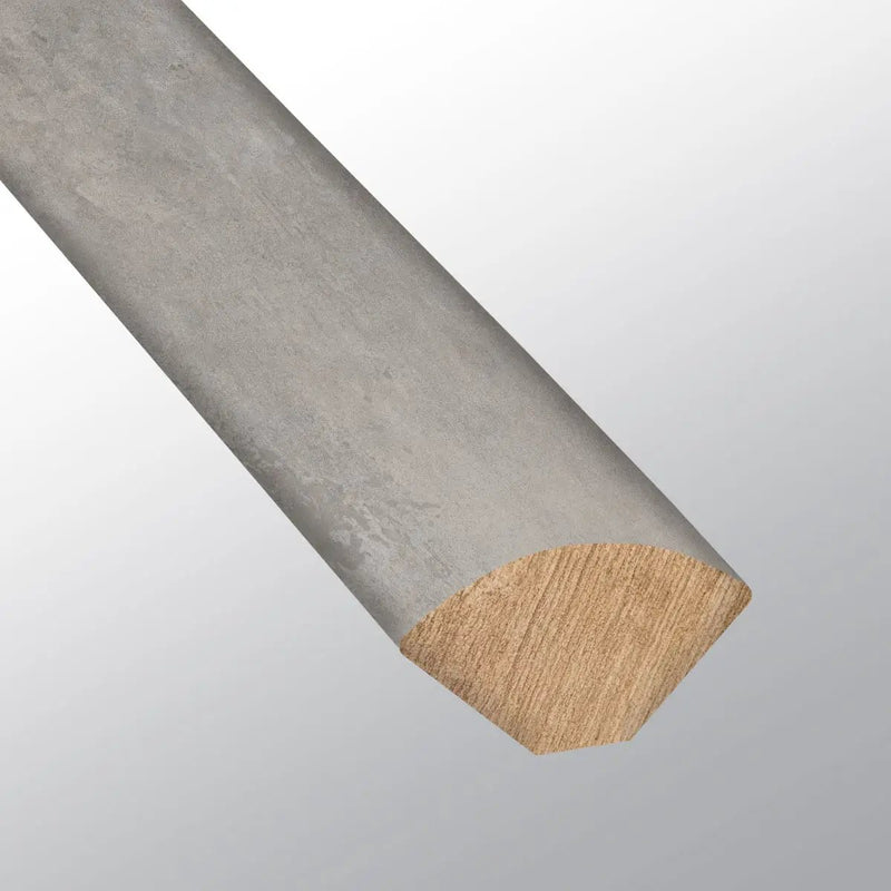 Trecento Mountains Gray Semi Gloss Quarter Round Lvt Moldings 0.64x0.75 close up