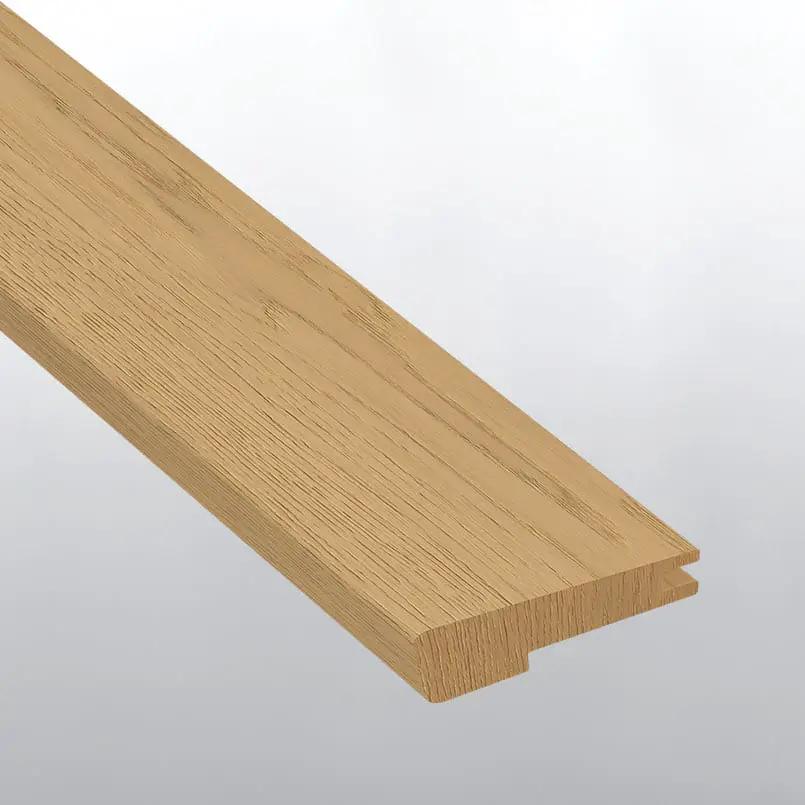 Ladson Northcutt Brushed Flush Stair Nose End Cap Wood Look Moldings 3x0.5 close up