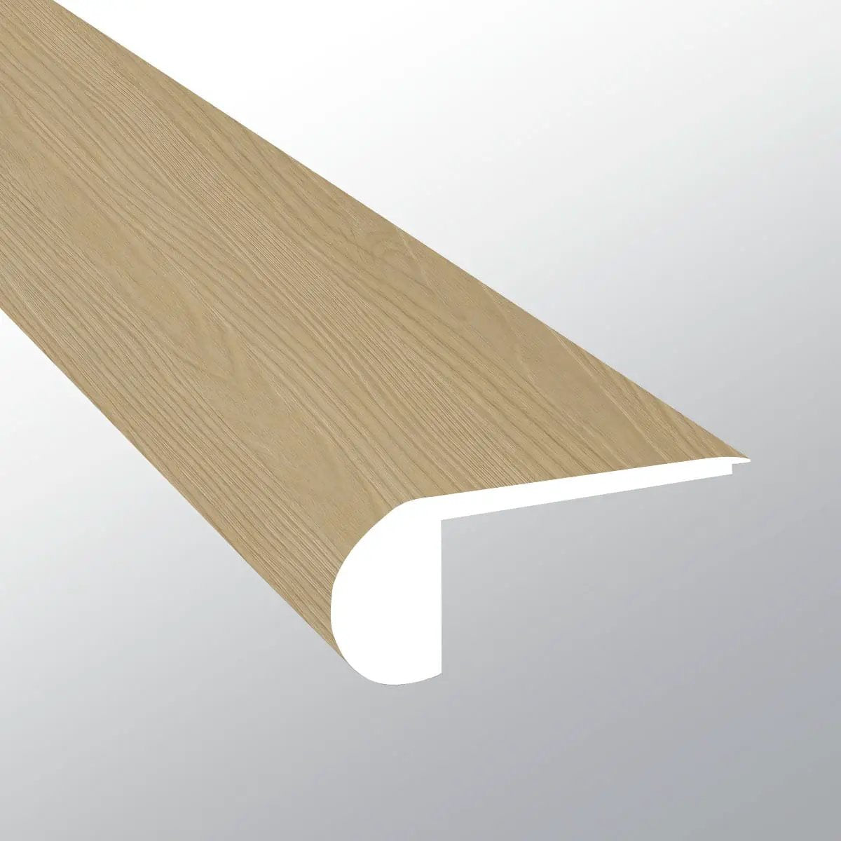 Laurel Palmilla Semi Gloss Flush Stair Nose Wood Look Lvt Moldings 2.75x0.75 close up
