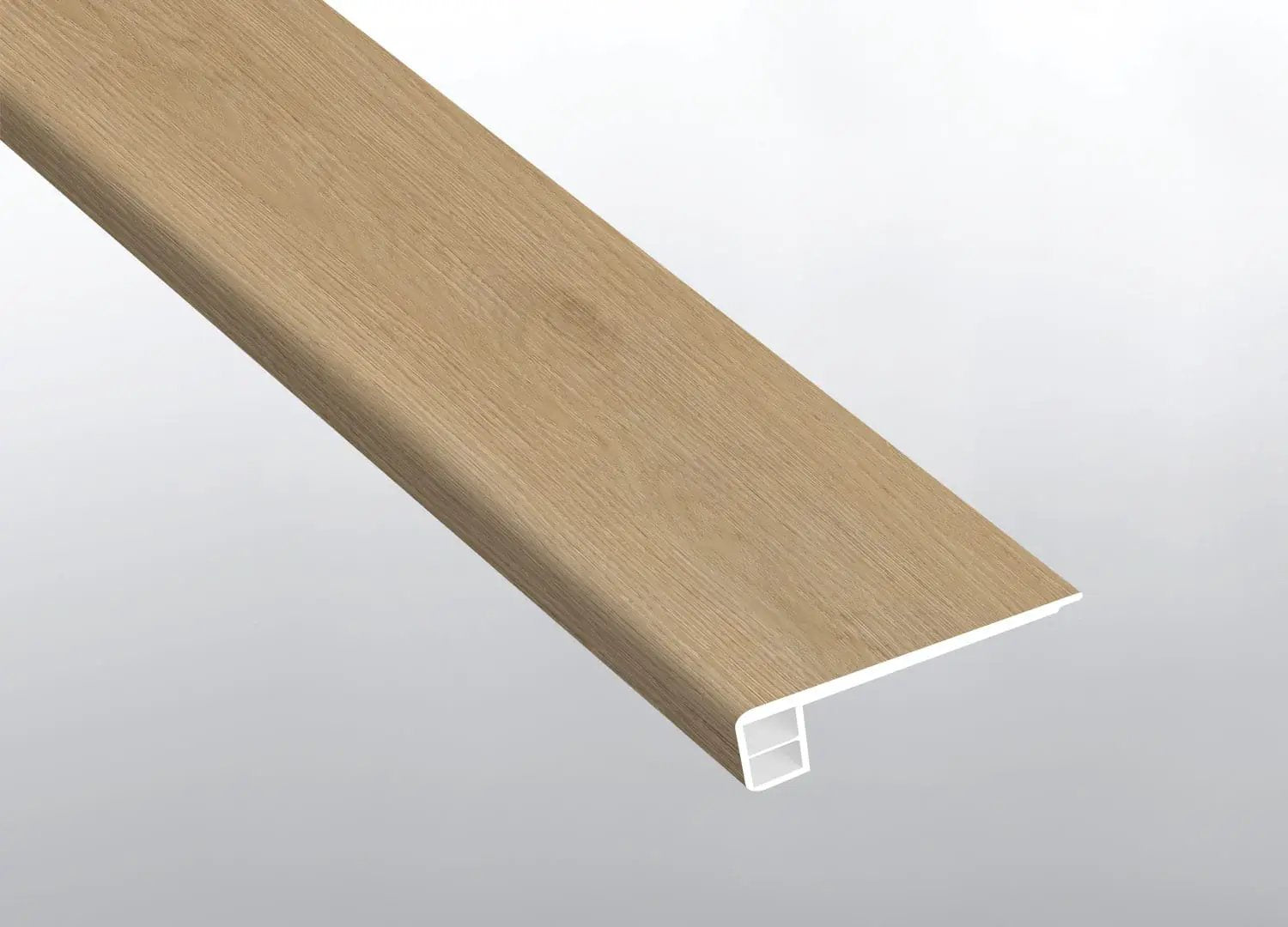 Xl Studio Quillian Semi Gloss Wood Look Lvt Moldings 2.75x0.75 close up