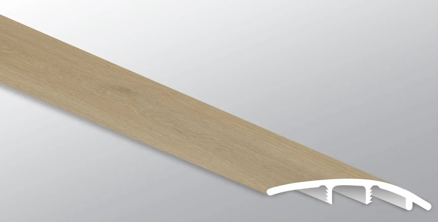 Xl Studio Quillian Semi Gloss Stair Riser Wood Look Lvt Moldings 1.77x0.345 close up