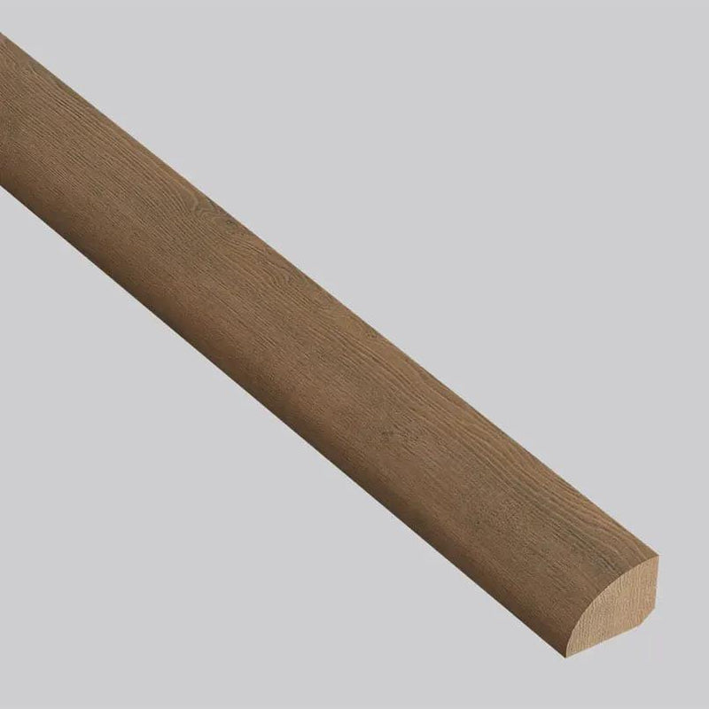 Shorecliffs Roghan Semi Gloss Quarter Round Wood Look Rigid Core Moldings 0.64x0.75 close up