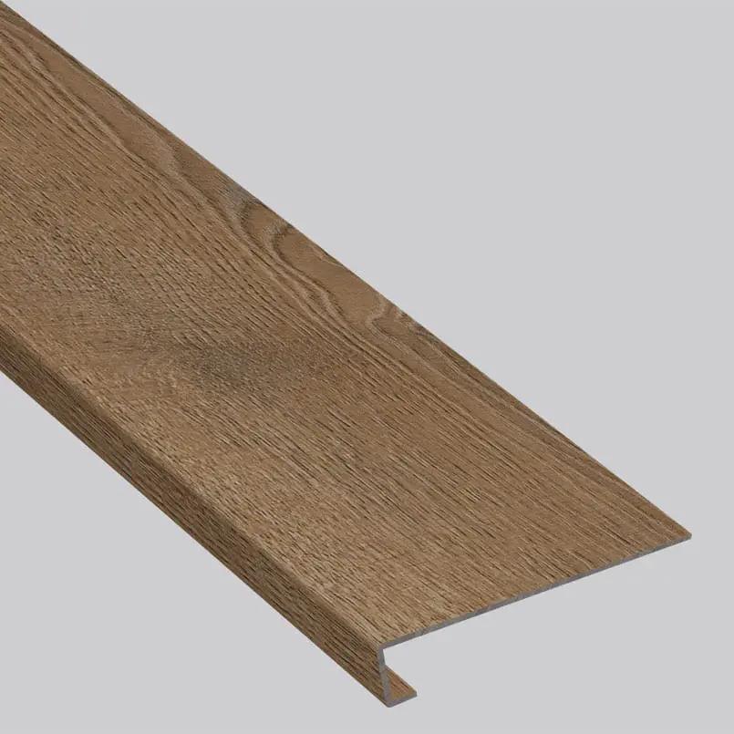 Shorecliffs Roghan Semi Gloss Wood Look Rigid Core Moldings 12x1.25 0.18 inch close up
