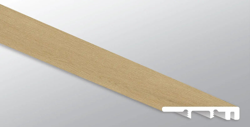 Xl Studio Roswell Semi Gloss Wood Look Lvt Moldings 1.5x0.25 close up
