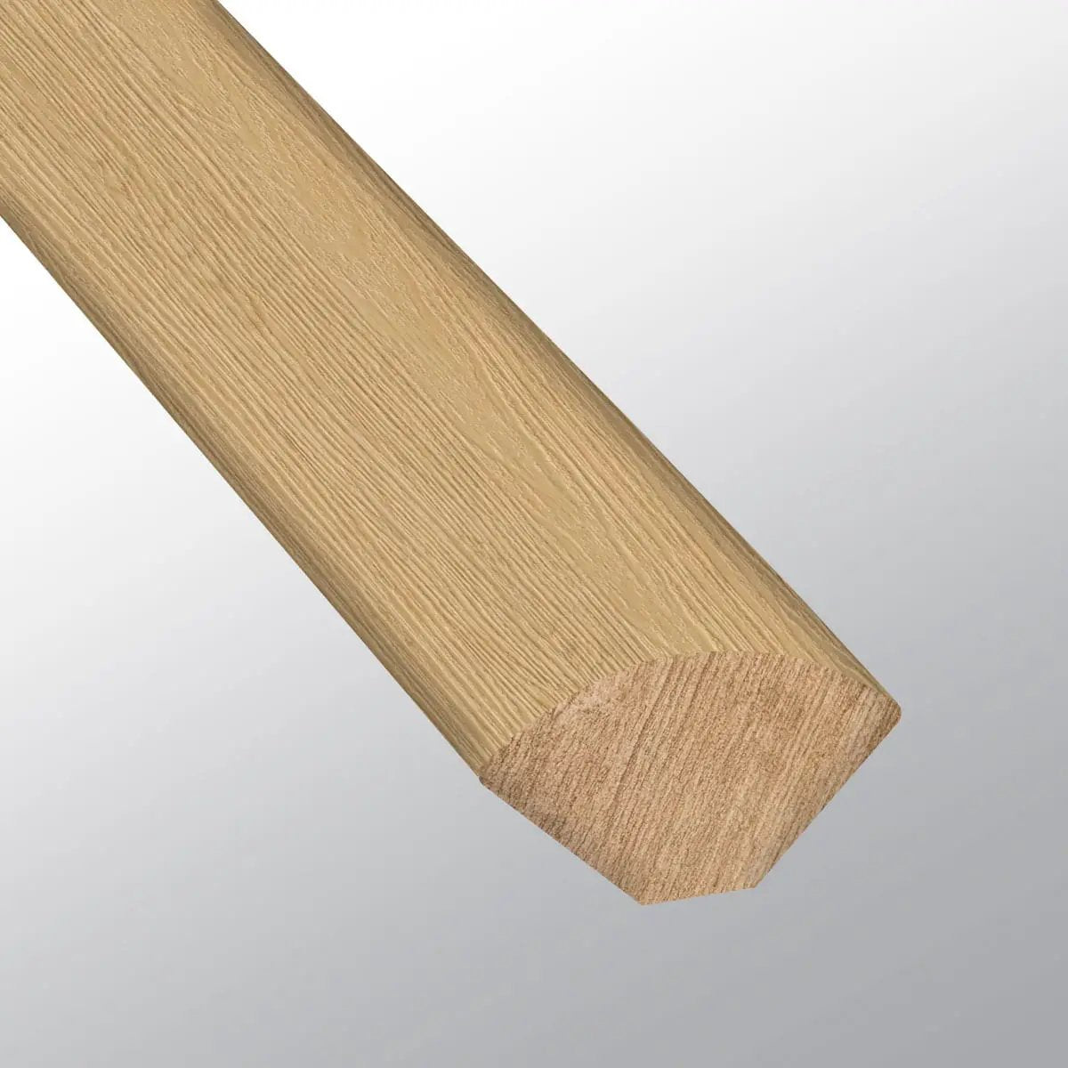 Xl Studio Roswell Semi Gloss Quarter Round Wood Look Lvt Moldings 0.64x0.75 close up