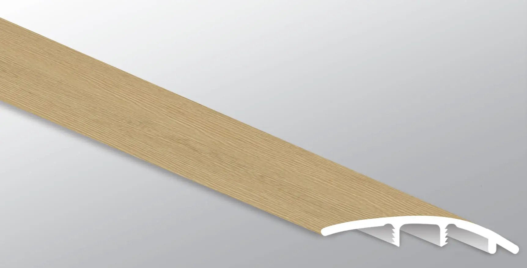 Xl Studio Roswell Semi Gloss Stair Riser Wood Look Lvt Moldings 1.77x0.345 close up