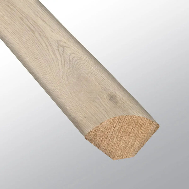 Cyrus Runmill Isle Semi Gloss Quarter Round Wood Look Lvt Moldings 0.64x0.75 close up