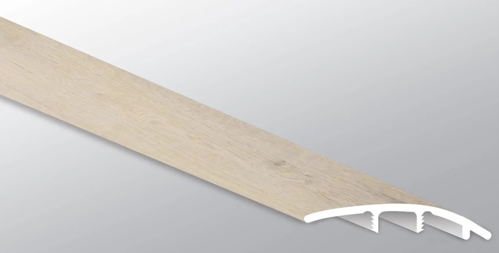 Cyrus Runmill Isle Semi Gloss Stair Riser Wood Look Lvt Moldings 1.77x0.345 close up