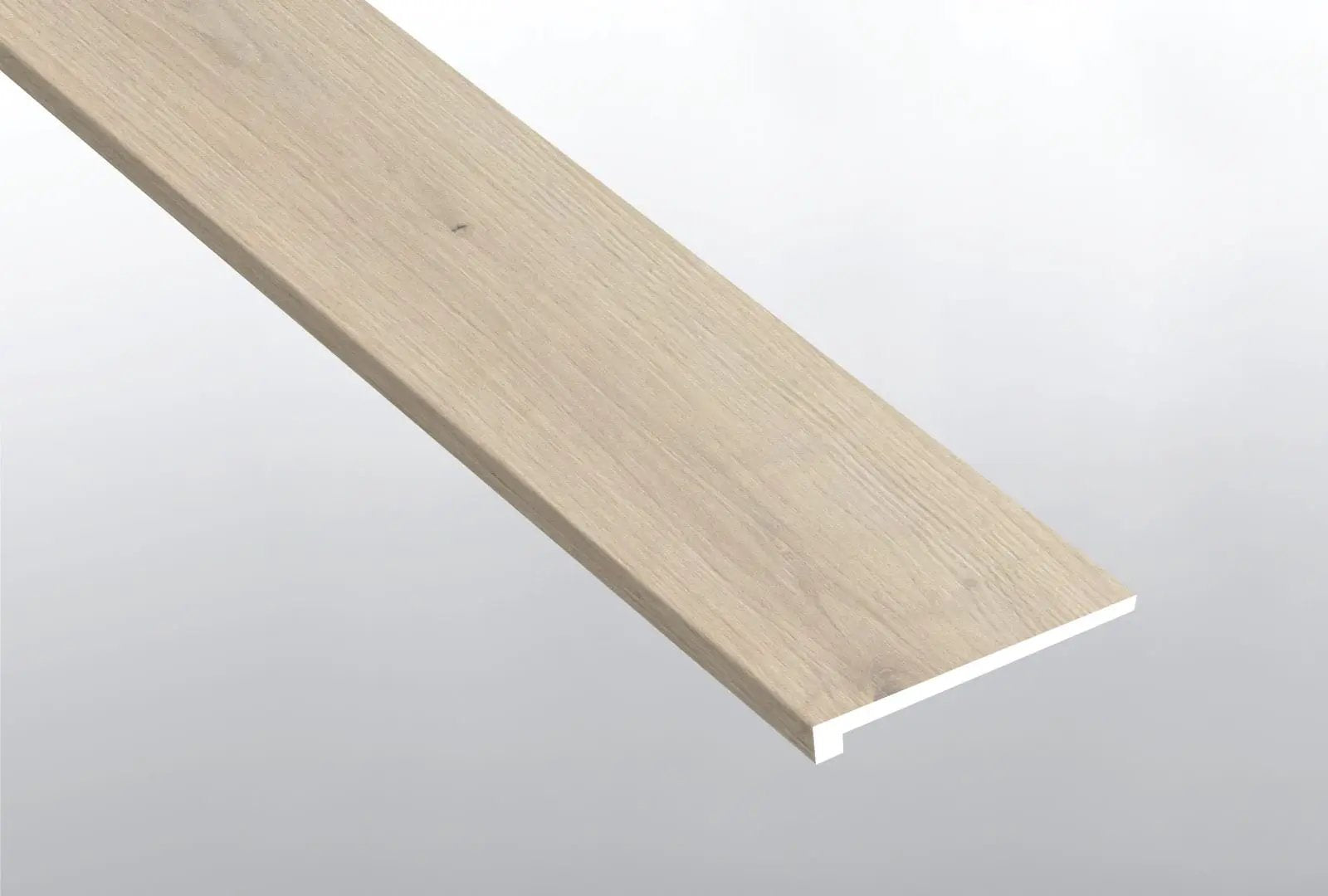 Cyrus Runmill Isle Semi Gloss Wood Look Lvt Moldings 12x1.25 close up