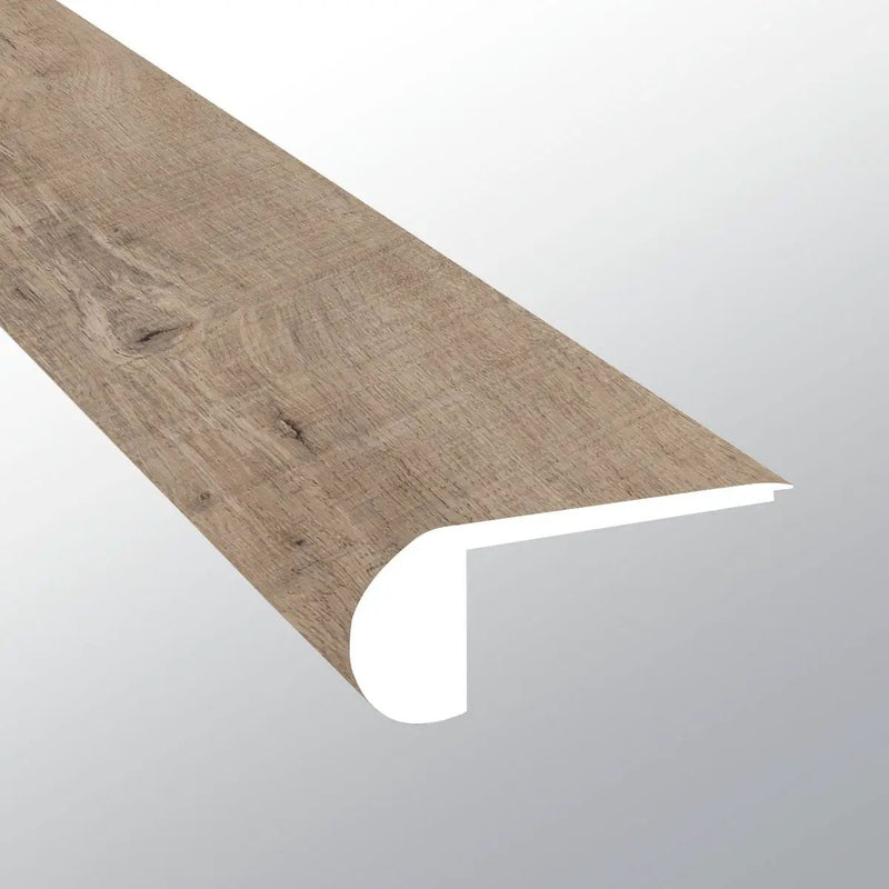 Cyrus Ryder Semi Gloss Flush Stair Nose Wood Look Lvt Moldings 2.75x0.75 close up