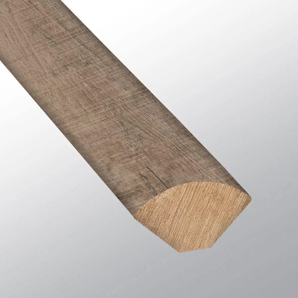 Cyrus Ryder Semi Gloss Quarter Round Wood Look Lvt Moldings 0.64x0.75 close up