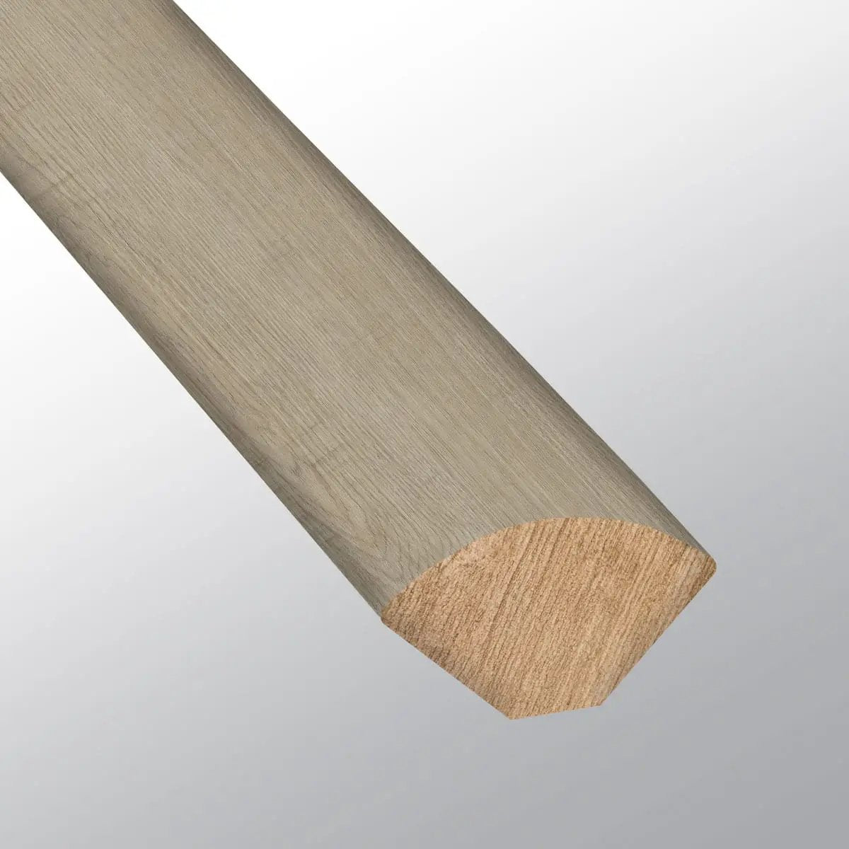 Laurel Saddle Wood Semi Gloss Quarter Round Look Lvt Moldings 0.64x0.75 close up
