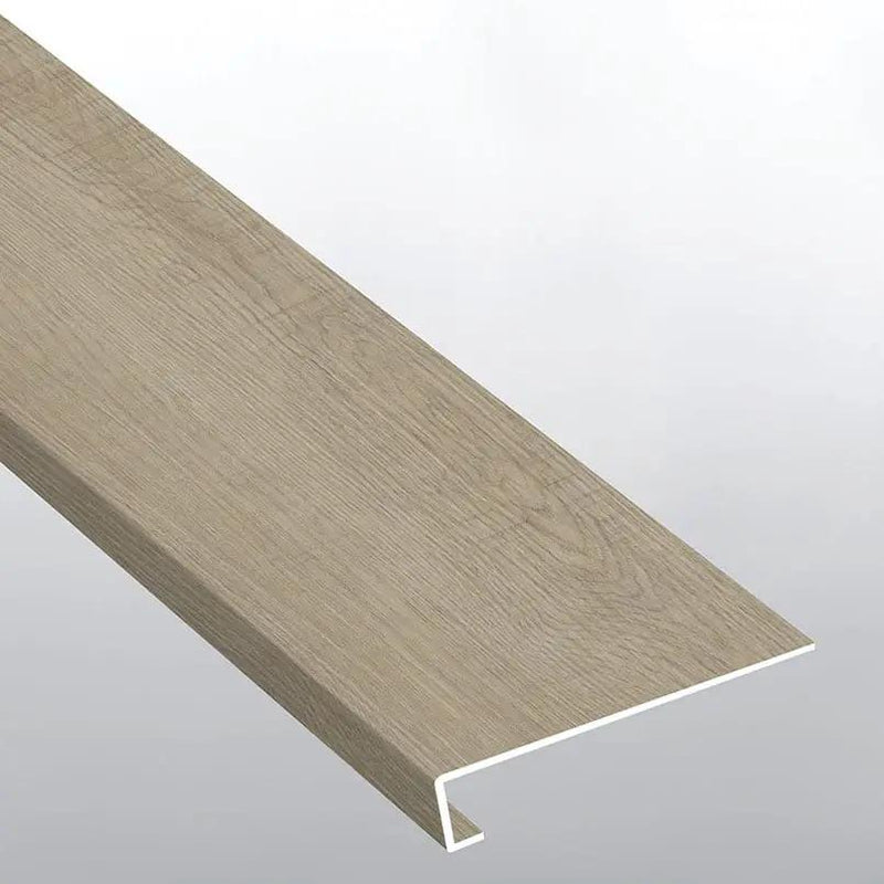 Laurel Saddle Wood Semi Gloss Look Lvt Moldings 12x1.25 0.18 inch close up