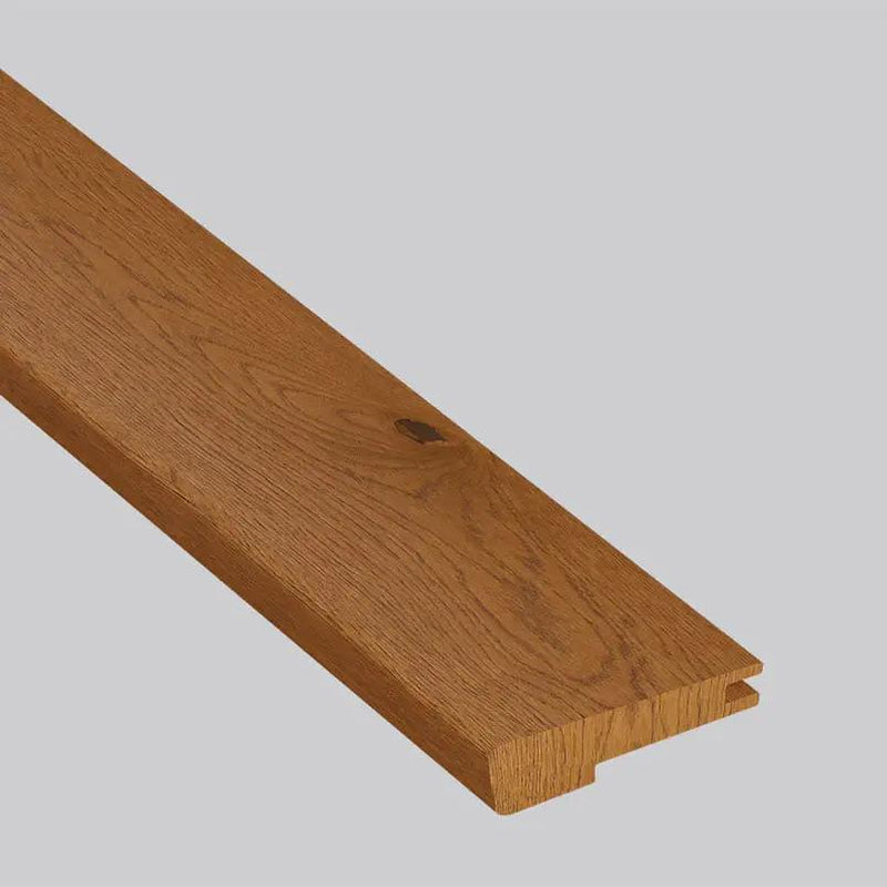 Ladson Scarborough Buff Brushed Flush Stair Nose End Cap Wood Look Moldings 3x0.5 close up