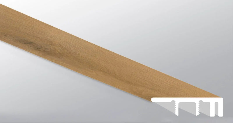 Laurel Scandi Semi Gloss Wood Look Lvt Moldings 1.5x0.529 close up