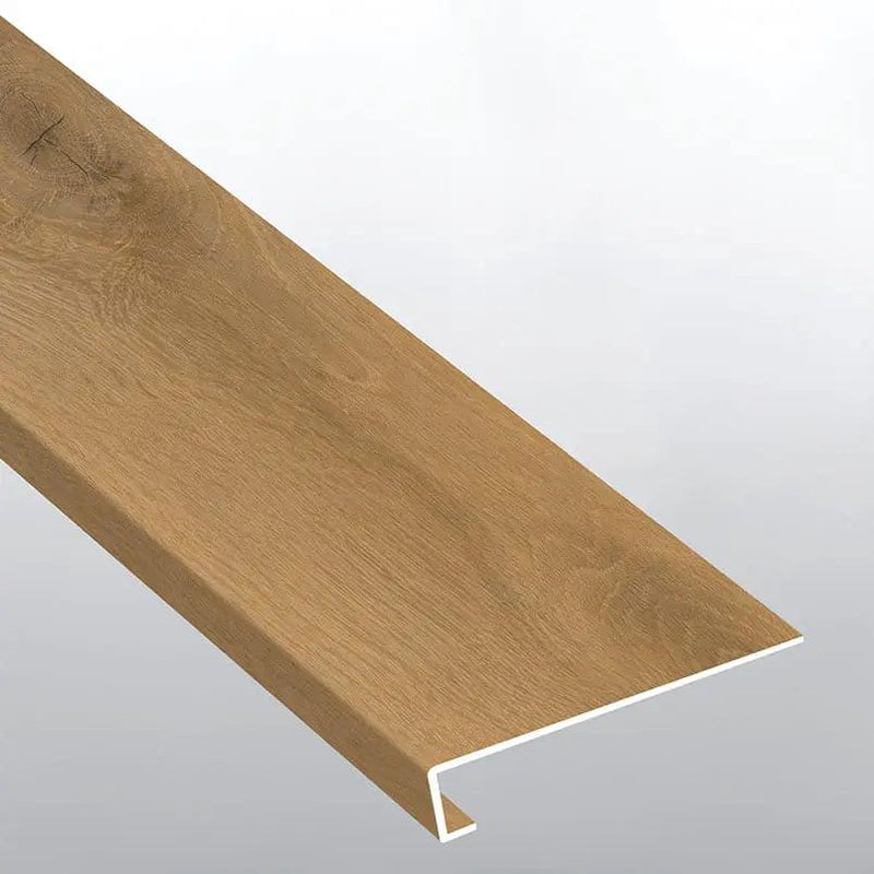 Laurel Scandi Semi Gloss Wood Look Lvt Moldings 12x1.25 0.18 inch close up