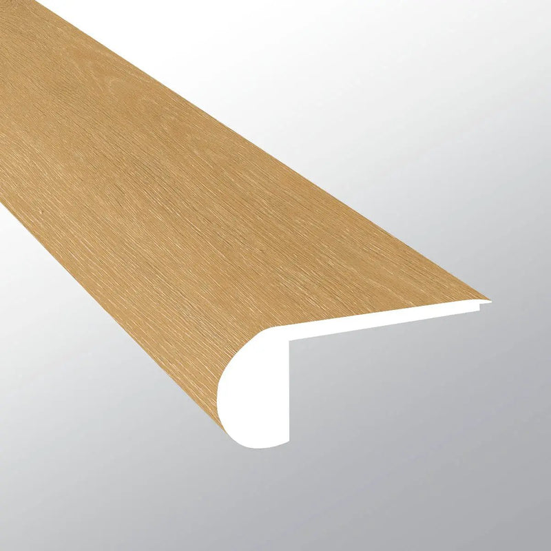 Laurel Selbourne Semi Gloss Flush Stair Nose Wood Look Lvt Moldings 2.75x0.75 close up