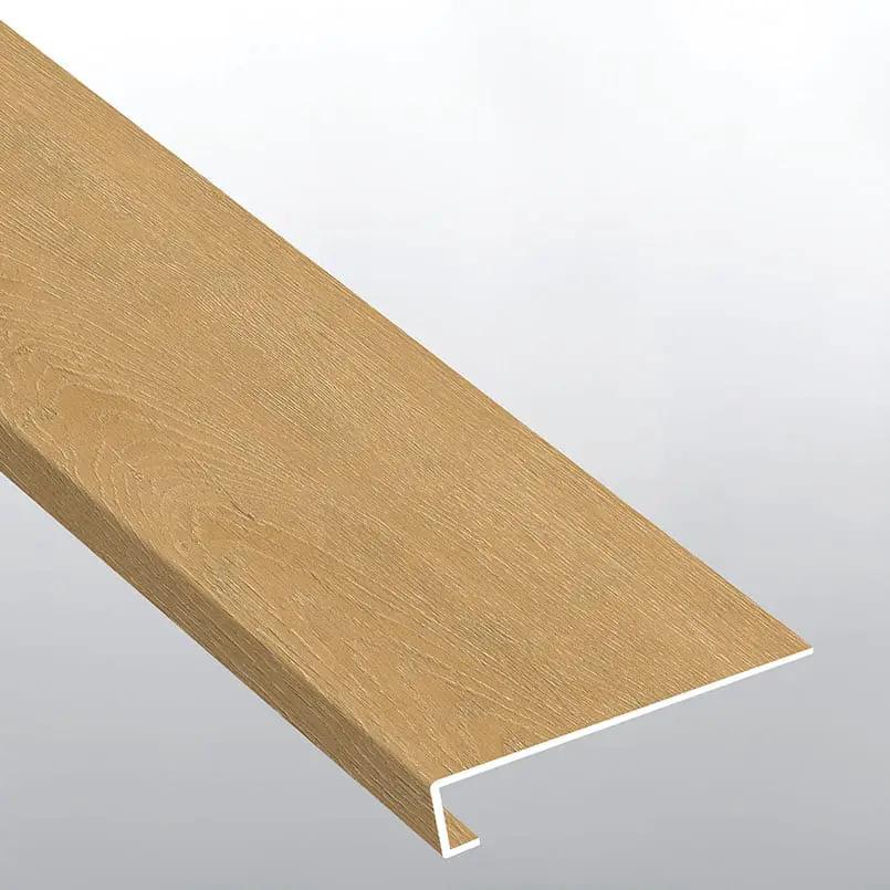 Laurel Selbourne Semi Gloss Wood Look Lvt Moldings 12x1.25 0.18 inch close up