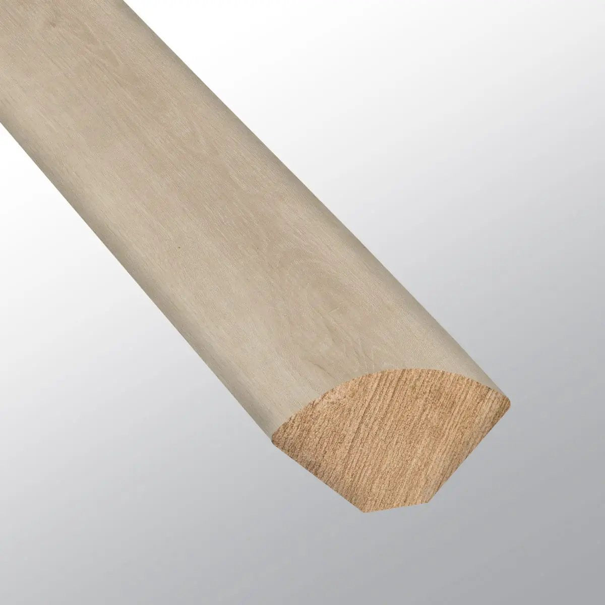 Laurel Shasta Grove Semi Gloss Quarter Round Wood Look Lvt Moldings 0.64x0.75 close up