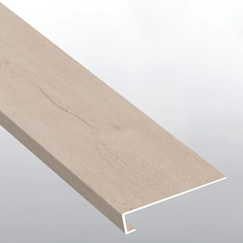 Laurel Shasta Grove Semi Gloss Wood Look Lvt Moldings 12x1.25 0.18 inch close up