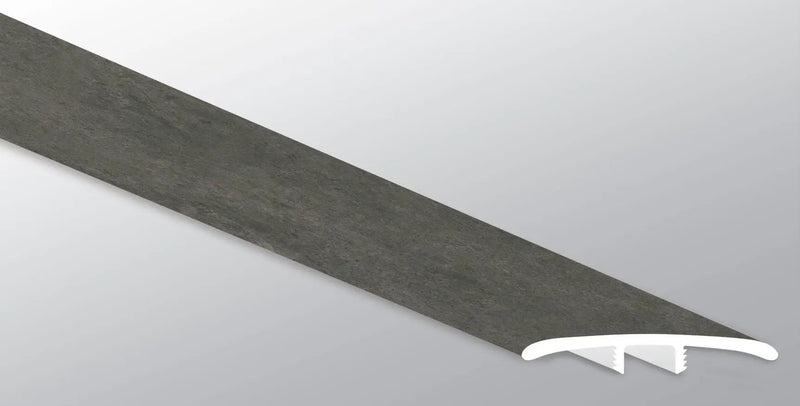 Trecento Stormbound Semi Gloss T Molding Stone Look Lvt Moldings 1.77x0.28 close up
