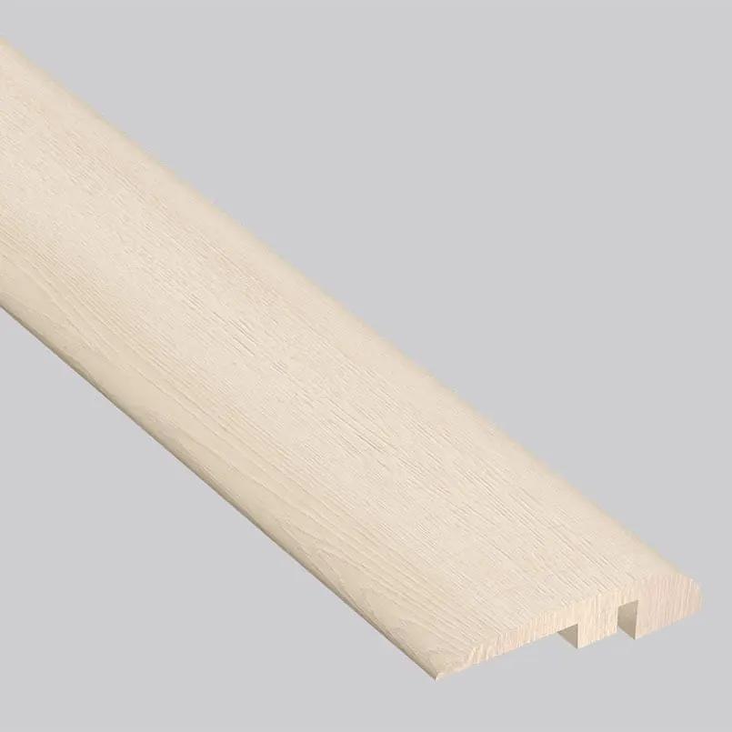 Shorecliffs Sunny Shake Semi Gloss Stair Riser Wood Look Rigid Core Moldings 1.77x0.345 close up