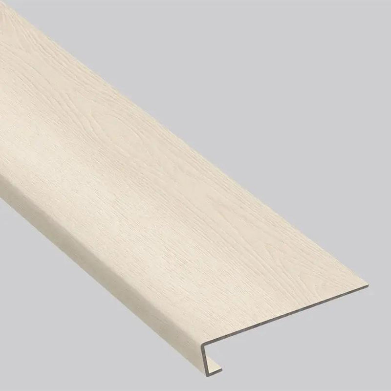 Shorecliffs Sunny Shake Semi Gloss Wood Look Rigid Core Moldings 12x1.25 0.18 inch close up