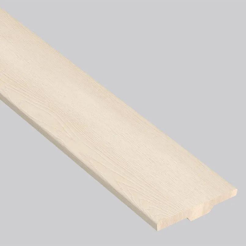 Shorecliffs Sunny Shake Semi Gloss T Molding Wood Look Rigid Core Moldings 1.77x0.28 close up