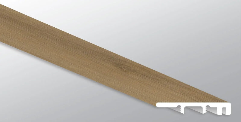 Xl Studio Swilcan Semi Gloss Wood Look Lvt Moldings 1.5x0.25 close up