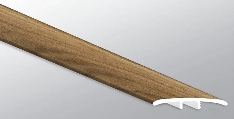Glenridge Tawny Birch Semi Gloss T Molding Wood Look Lvt Moldings 1.77x0.28 close up