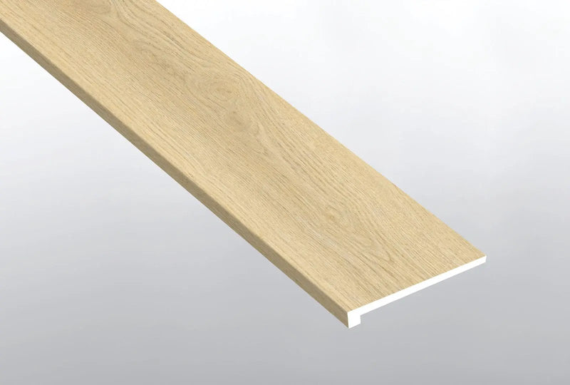 Laurel Tranquilla Semi Gloss Wood Look Lvt Moldings 12x1.25 1.25 inch close up