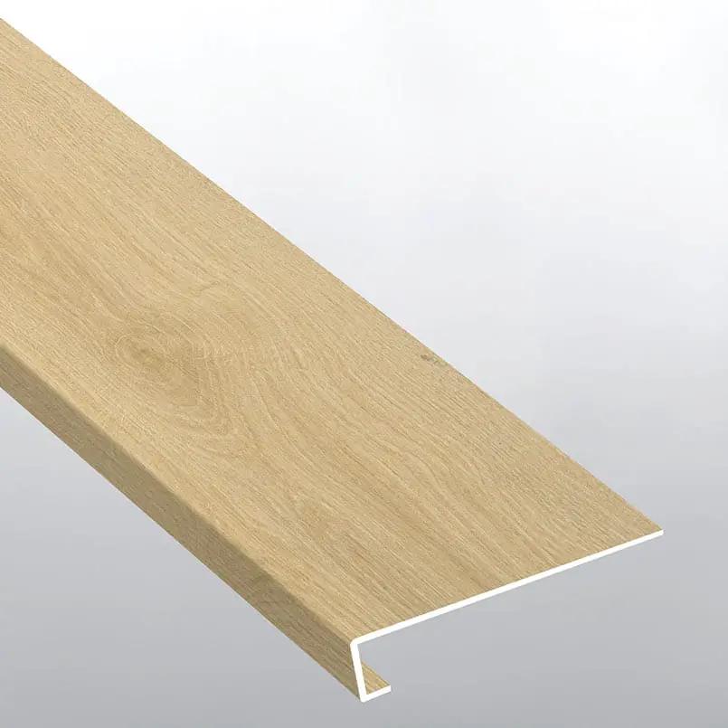 Laurel Tranquilla Semi Gloss Wood Look Lvt Moldings 12x1.25 0.18 inch close up
