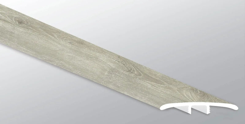 Glenridge Twilight Oak Semi Gloss T Molding Wood Look Lvt Moldings 1.77x0.28 close up